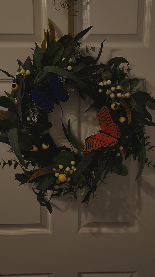 Interactive Wreath butterfly