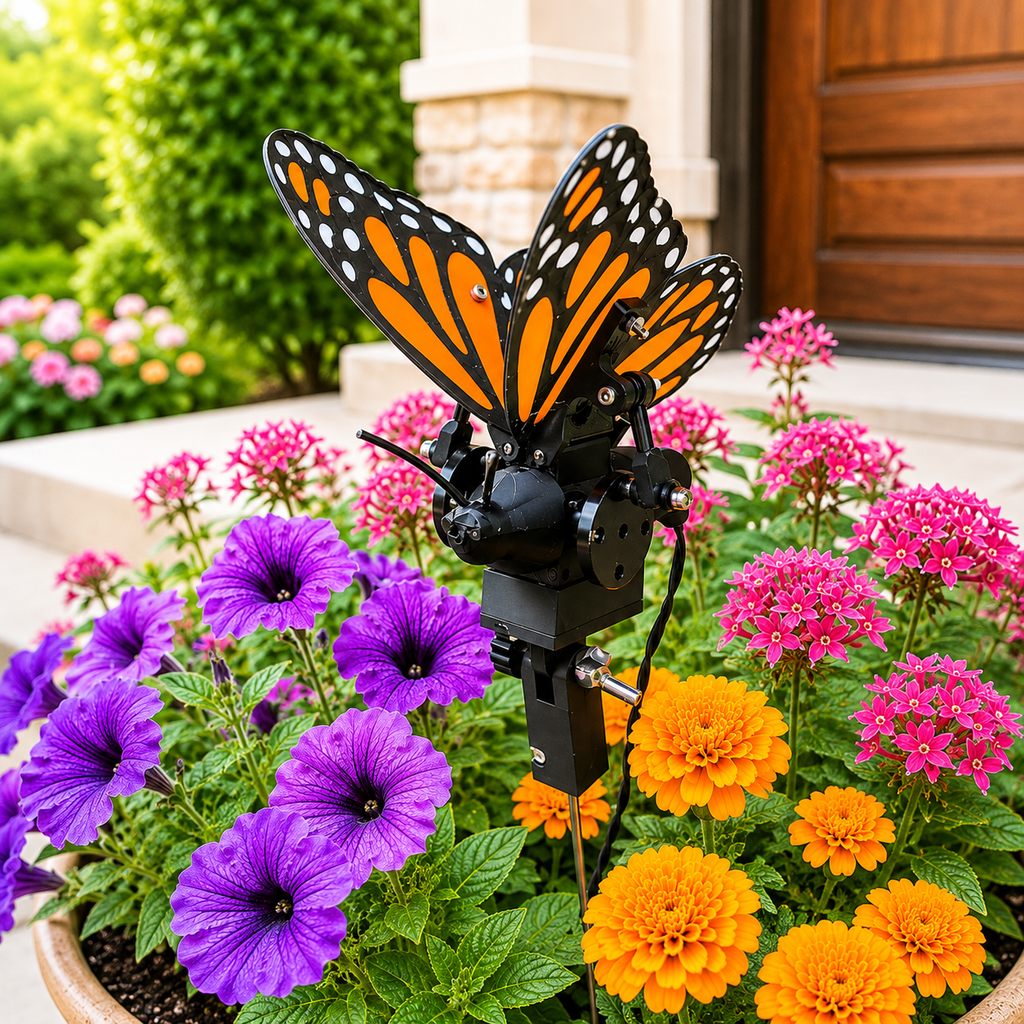 Outdoor Solar Garden Stake Butterfly – Moving Garden Decor