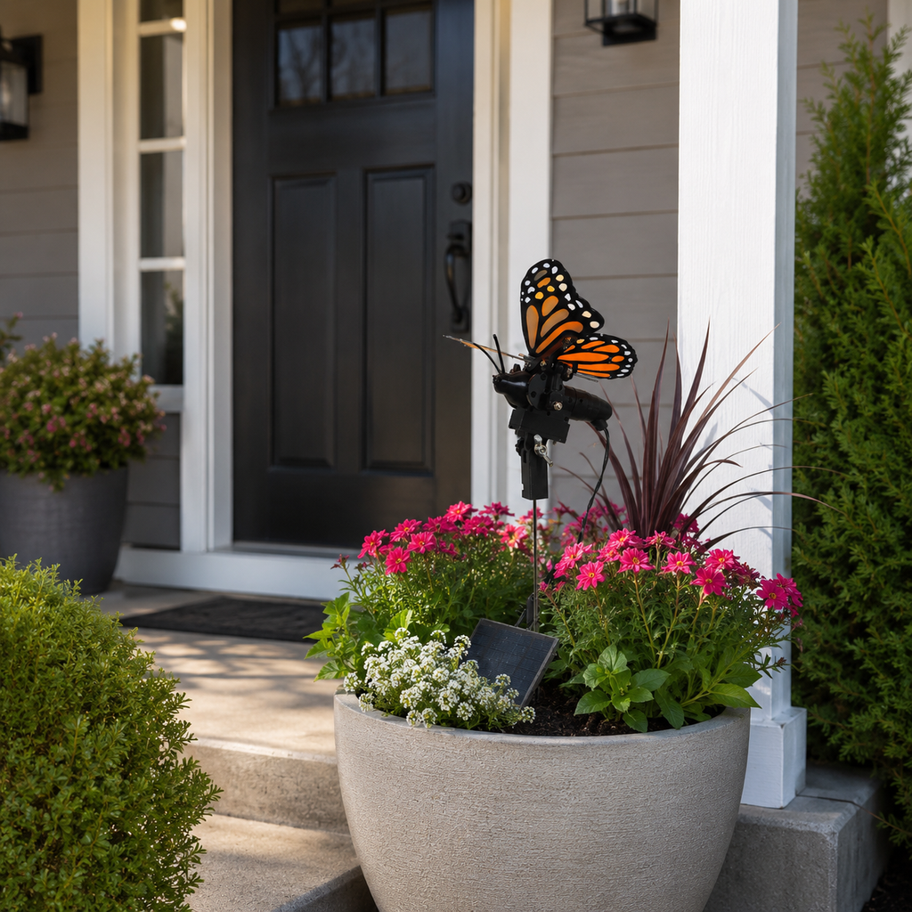 Garden Solar Butterfly – Monarch